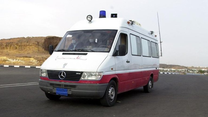 Une ambulance en Egypte