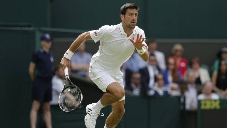 Le numéro 1 mondial Novak Djokovic (ici à Wimbledon le 27 juin 2016) tentera de rebondir après son élimination surprise au 3e tour du tournoi londonien