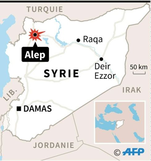 Bombardements aériens à Alep (OSDH)