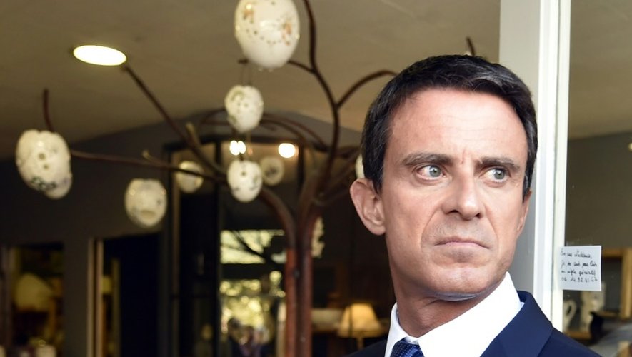 Le Premier ministre Manuel Valls le 11 septembre 2015 à Martres-Tolosane