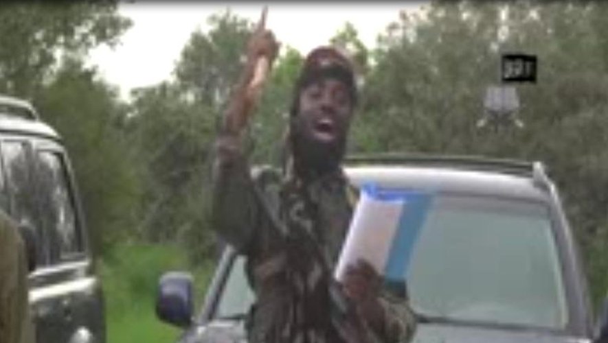 Capture d'écran d'une vidéo diffusée par Boko Haram le 24 août 2014, où le chef du groupe islamique, Abubakar Shekau, déclare créer un "califat islamique" à Gwoza, au Nigeria