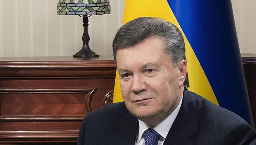 Le président ukrainien Viktor Ianoukovitch à Kiev le 2 décembre 2013