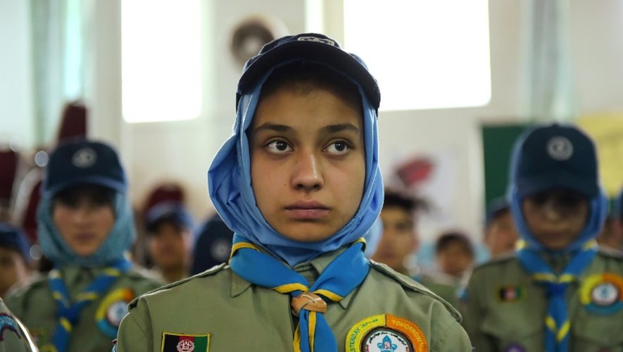 Des scouts afghans à Kaboul, le 14 juin 2016