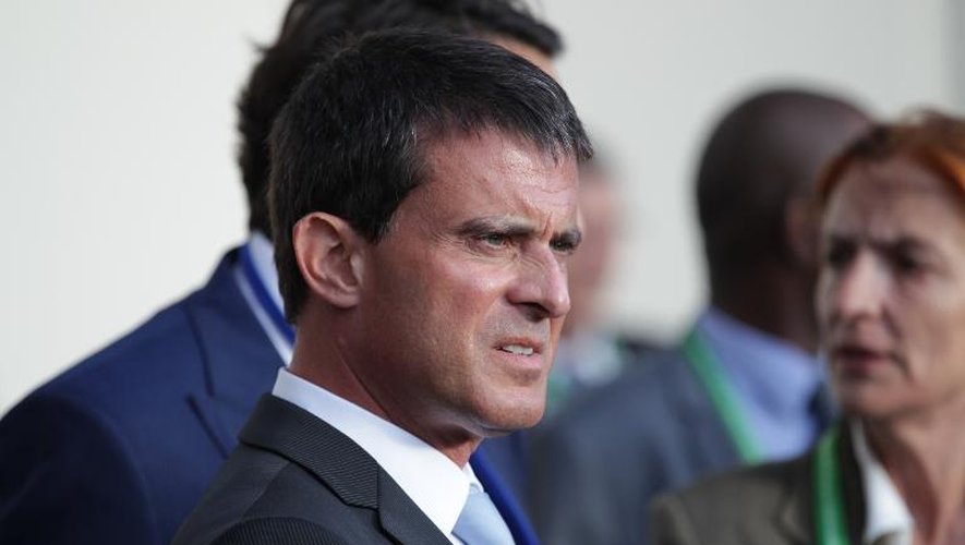 Manuel Valls le 23 août 2014 à Caen