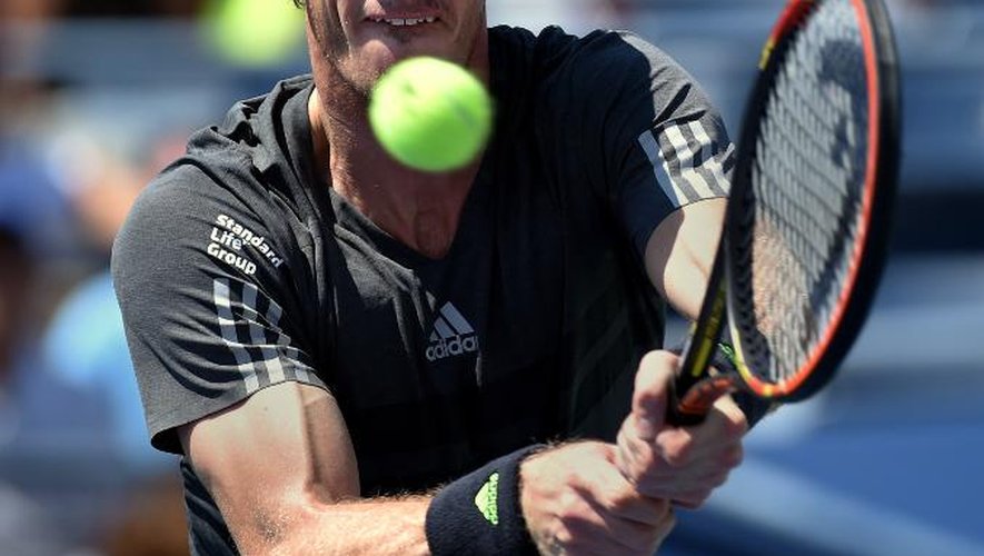 Andy Murray face à Robin Haase lors du 1r tour de l'US Open le 25 août à New York