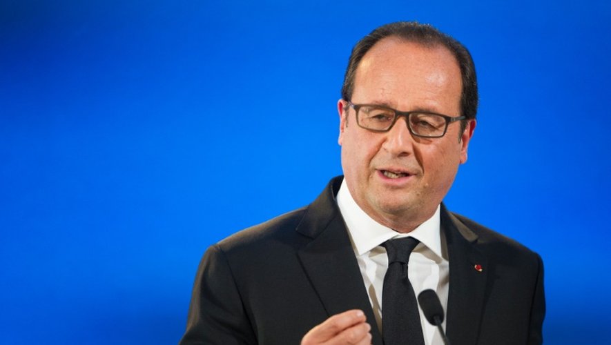 François Hollande le 14 septembre 2015 à Vesoul