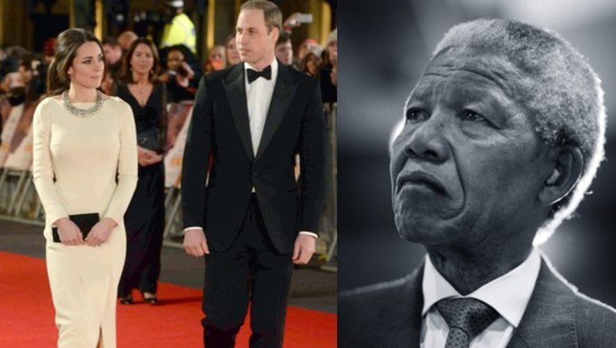 Kate Middleton à la première du film « Mandela, un long chemin vers la liberté », fin de soirée en larmes avec la mort de Mandela