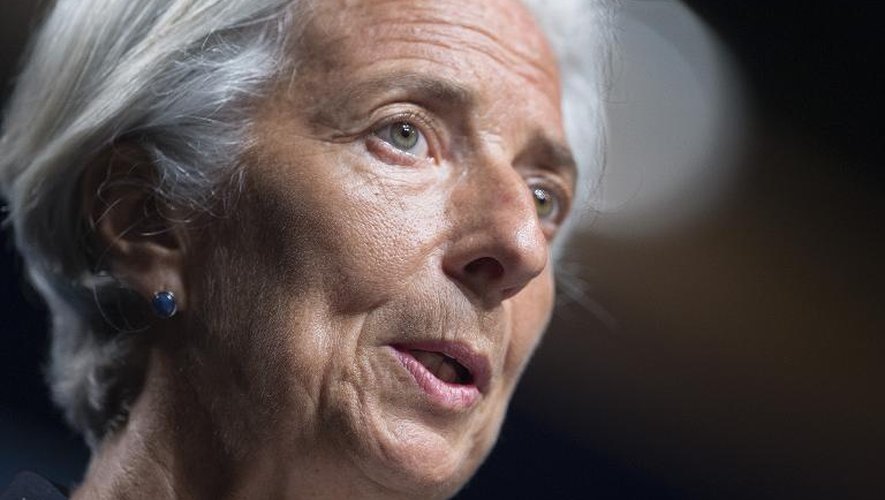 Christine Lagarde, la patronne du Fonds monétaire international (FMI) le 2 juillet 2014 à Washington