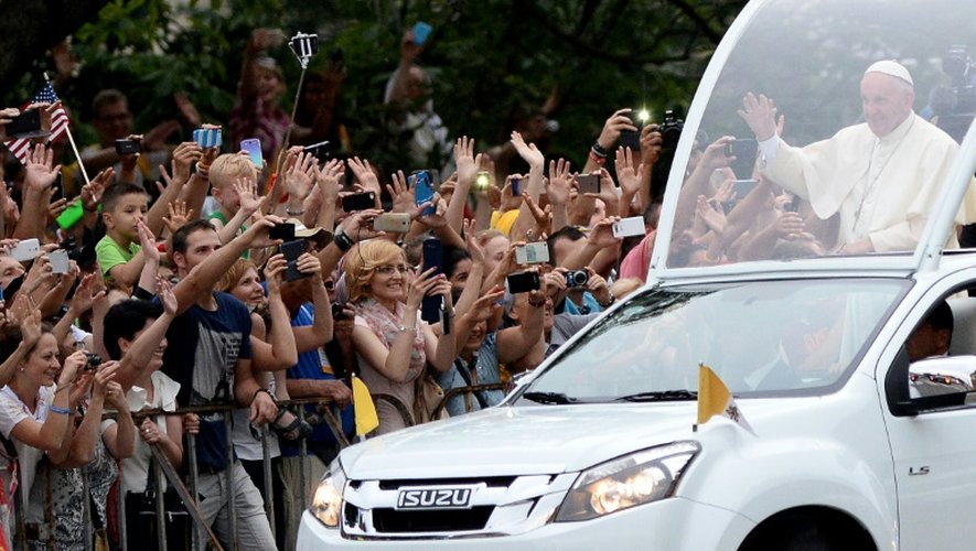 Le pape François le 27 juillet 2016 à Cracovie
