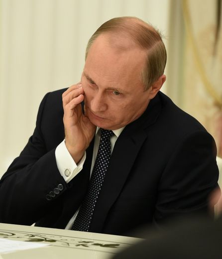 Le président russe Vladimir Poutine au Kremlin, à Moscou, le 14 juillet 2016