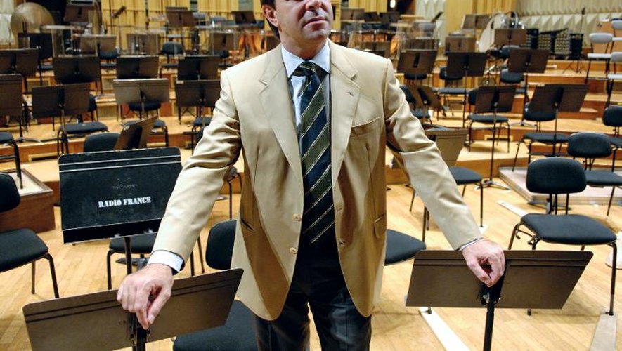 Le chef-d'orchestre italien Daniele Gatti, le 17 octobre 2007 à Paris