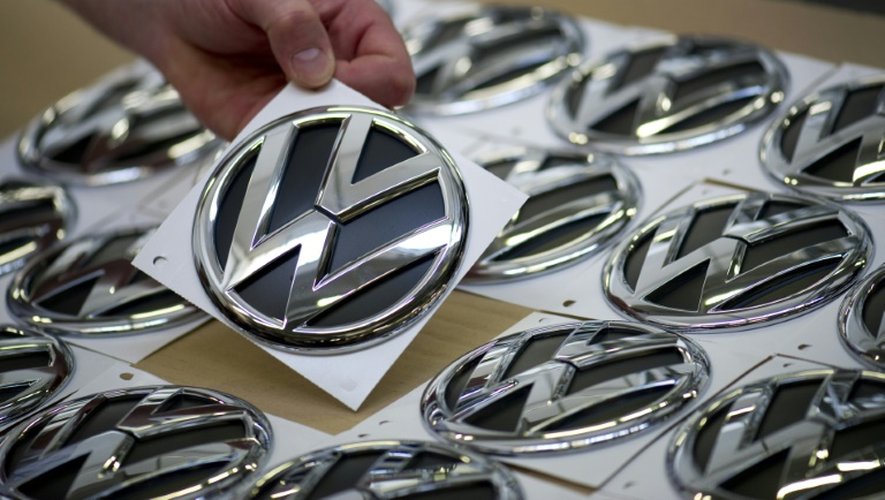 Le logo de Volkswagen, le 7 mars 2012