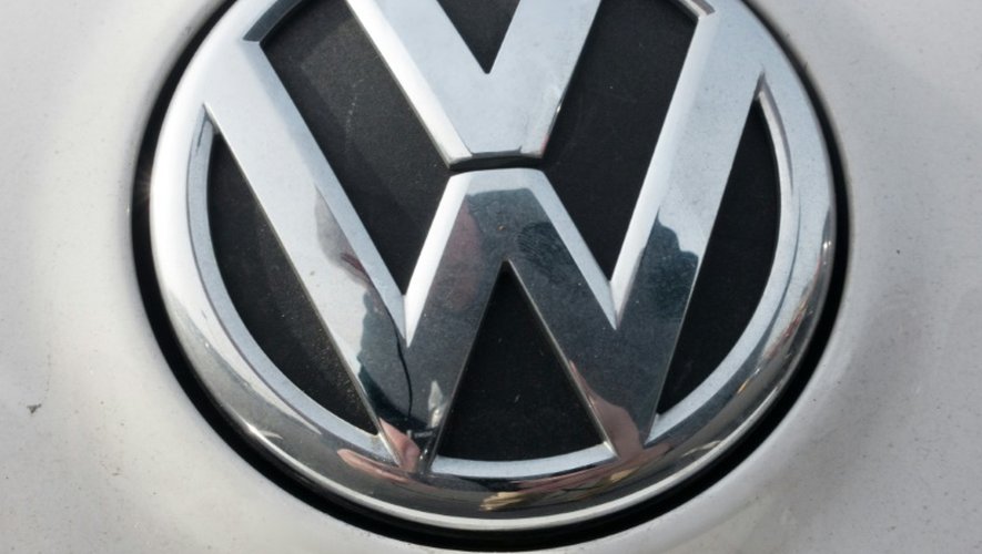Le logo de Volkswagen, le 2 janvier 2015