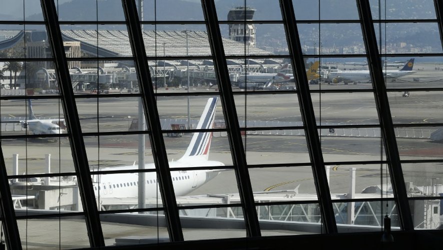 L'aéroport de Nice, le 9 avril 2015