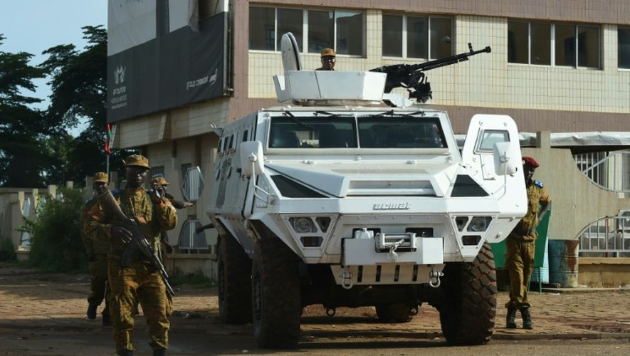 L'armée burkinabée le 22 septembre 2015 à Ougadougou