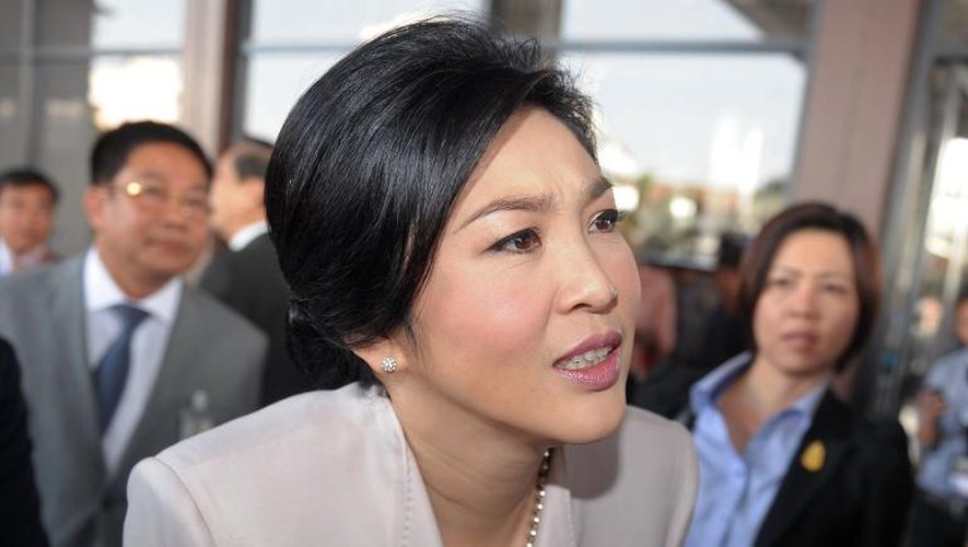 La Première ministre Yingluck Shinawatra le 10 décembre 2013 à Bangok