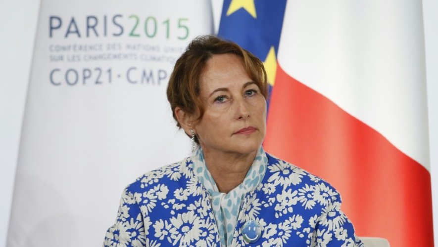 La ministre française de l'Ecologie Ségolène Royal, le 10 septembre 2015, au palais de l'Elysée à Paris