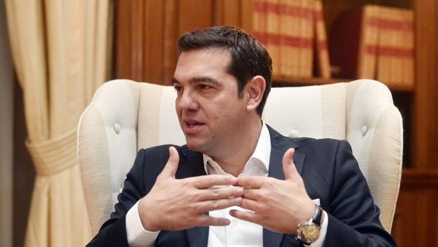 Le Premier ministre grec Alexis Tsipras à Athènes, le 21 septembre 2015