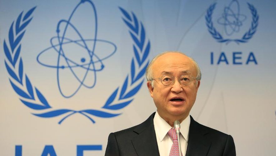 Le directeur de l'AIEA Yukiya Amano le 28 novembre 2013  à Vienne