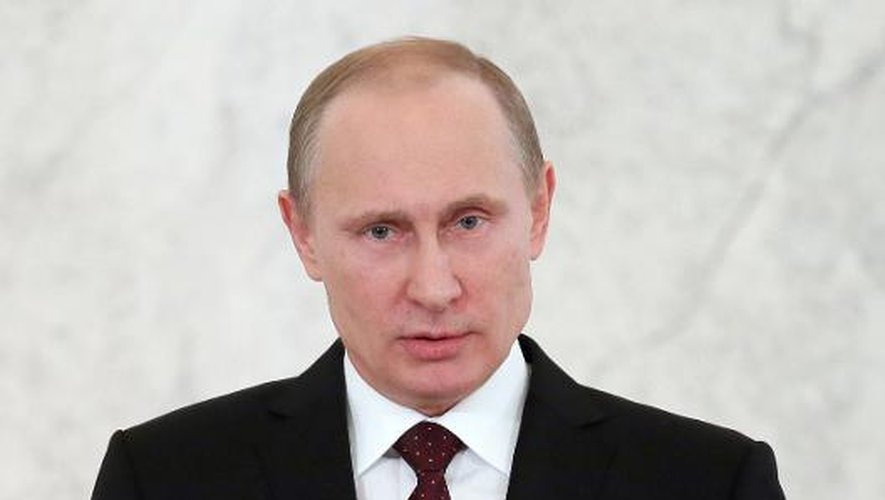 Vladimir Poutine le 12 décembre 2013 au Kremlin