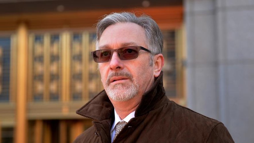 Laurent Ponsot, co-propriétaire du Domaine Ponsot, devant la Cour fédérale le 11 décembre 2013 à New York