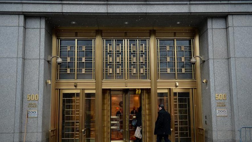 L'entrée de la Cour fédérale à New York le 10 décembre 2013