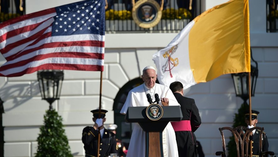 Le pape François à la Maison Blanche, le 23 septembre 2015
