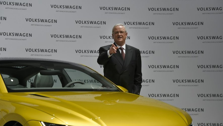 Le patron de Volkswagen Martin Winterkorn à Berlin, le 12 mars 2015