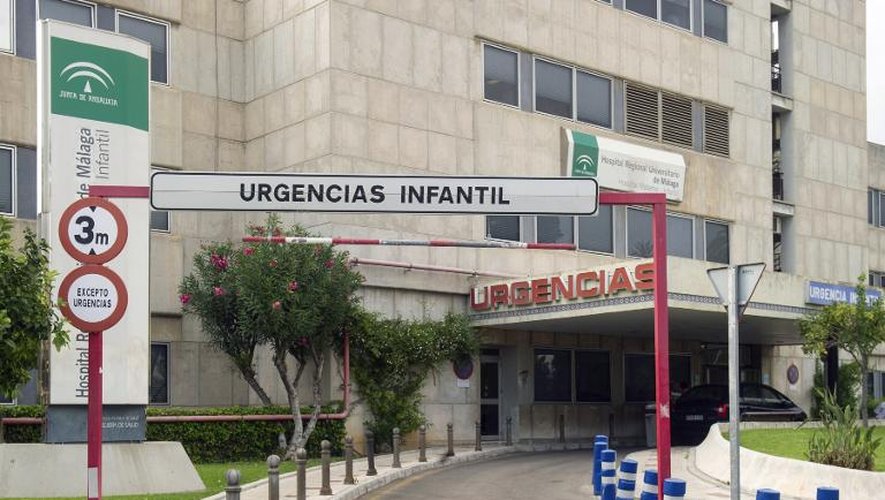 L'hôpital de Malaga (Espagne) où Ashya King, l'enfant britannique atteint d'une tumeur au cerveau, a été transféré, le 31 août 2014