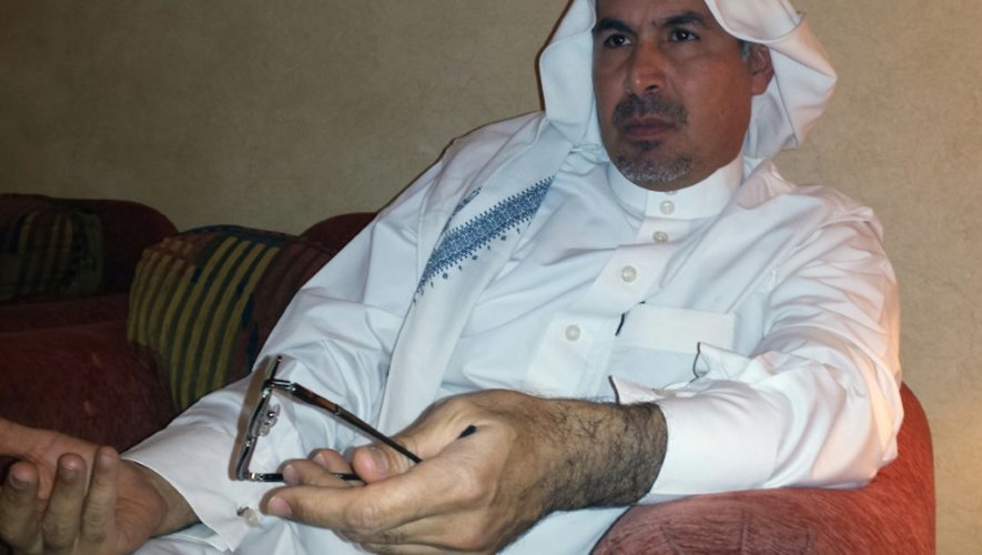 Mohammed al-Nimr, le père d'Ali al-Nimr, un jeune Saoudien chiite menacé d'exécution, lors d'une interview à l'AFP le 23 septembre 2015 à Ryad