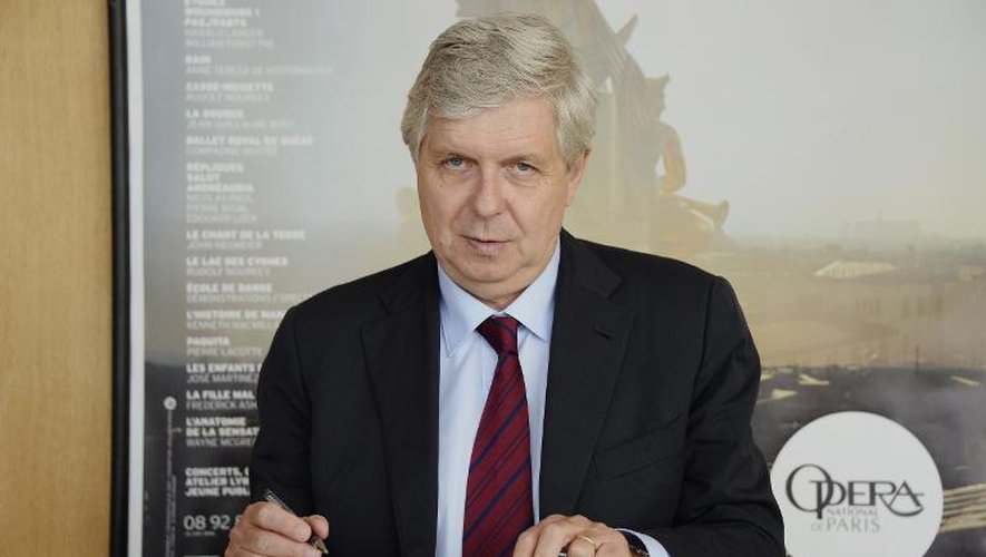 Stéphane Lissner, nouveau directeur de l'Opéra de Paris, le 2 septembre 2014 à Paris