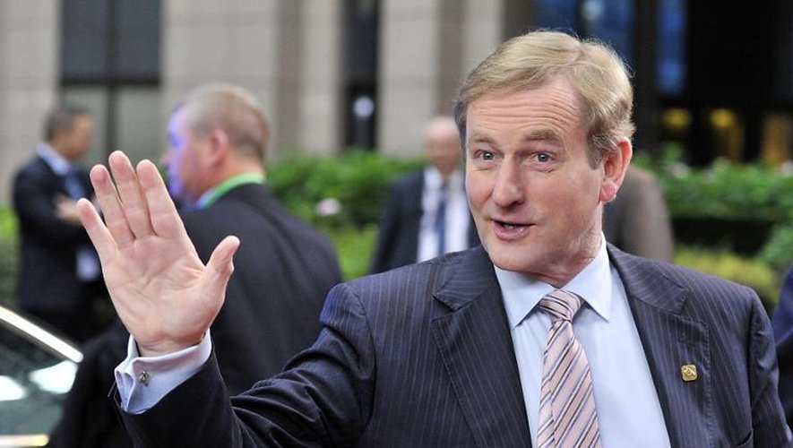 Le Premier ministre irlandais Enda Kenny le 25 octobre 2013 à Bruxelles