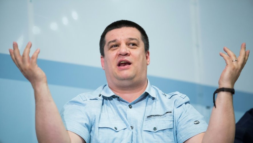 Alin Goga, lanceur d'alerte roumain, le 14 juin 2016 à Sibiu