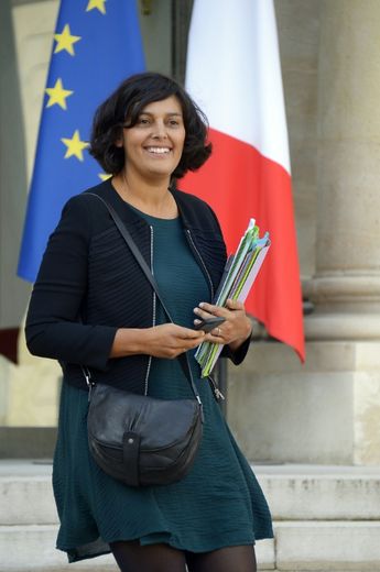 La ministre du Travail Myriam El Khomri, le 23 septembre 2015 à l'Elysée