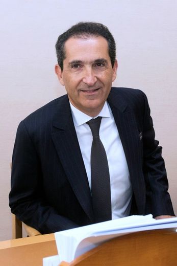 Le président du groupe Altice, Patrick Drahi, qui contrôle l'opérateur de télécommunications SFR, le 8 juin 2016 à Paris