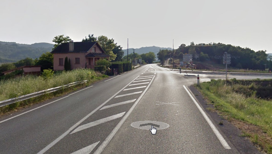 L'accident s'est produit entre Saint-Christophe et Firmi à hauteur du carrefour vers Saint-Cyprien.