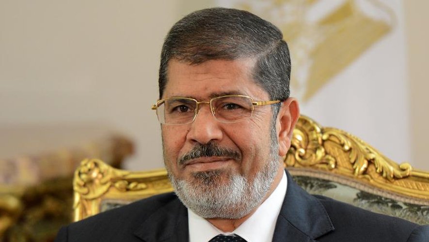Le président egyptien Mohamed Morsi photographié au palais présidentiel au Caire le 16 septembre 2012.