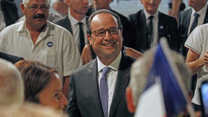 François Hollande le 28 juillet 2016 à Rivesaltes