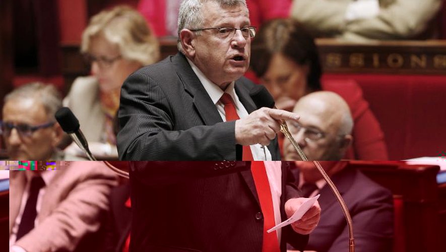 Le secrétaire d'Etat chargé du Budget Christian Eckert le 4 juin 2014 à l'Assemblée nationale à Paris