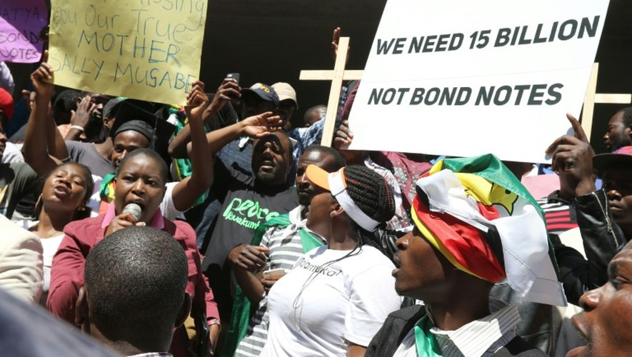 Manifestation anti-Mugabe, le 3 août 2016 à Harare