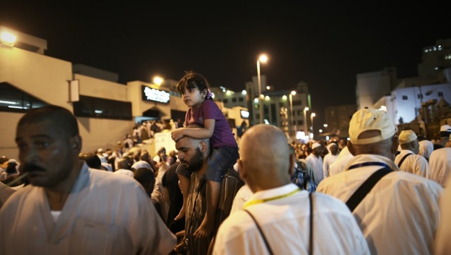 Des pélerins le 25 septembre 2015 à Mina près de La Mecque