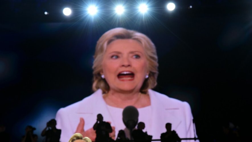 La candidate démocrate Hillary Clinton, le 29 juillet 2016 à Philadelphie aux Etats-Unis
