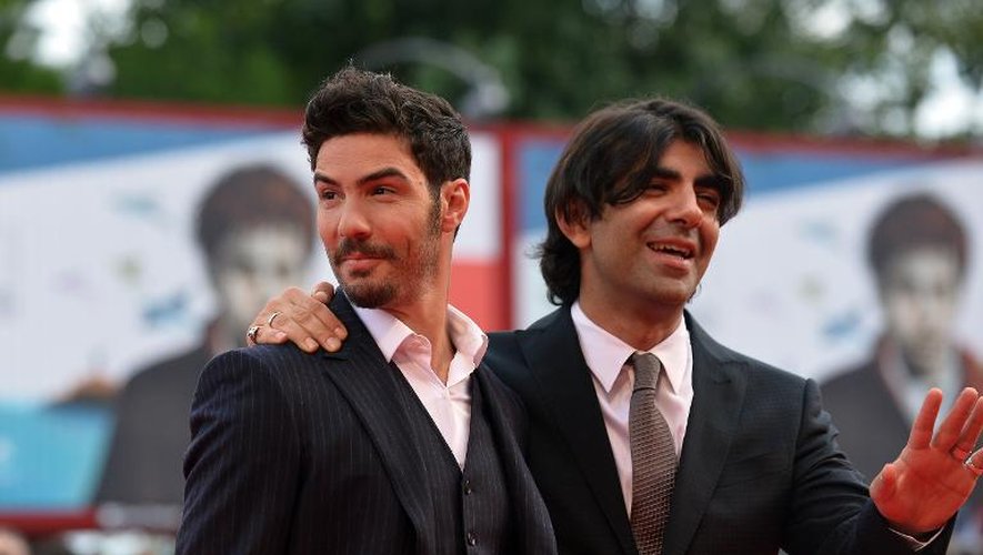 Tahar Rahim et Fatih Akinle 31 août 2014 à Venise pour la présentation du film "The Cut"