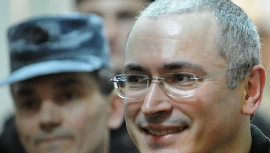 Une photo du 3 juin 2011 de Mikhaïl Khodorkovski à Moscou