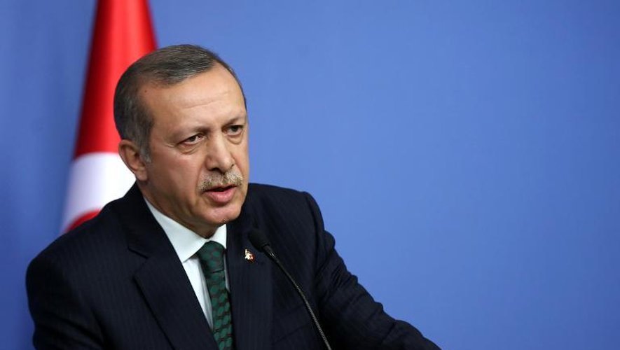 Le Premier ministre turc Recep Tayyip Erdogan, le 18 décembre 2013 à Ankara