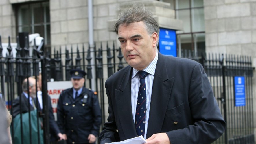 Ian Bailey à la sortie du tribunal le 24 avril 2010 à Dublin