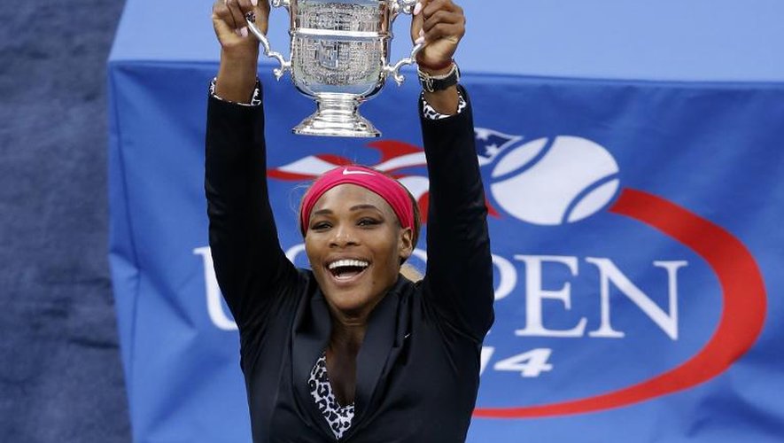 Serena Williams remporte l'US Open de tennis le 7 septembre 2014 à New 
York
