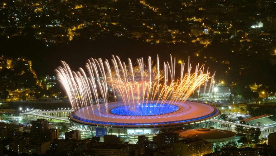 Répétition de la cérémonie d'ouverture des JO, le 3 août 2016 à Rio