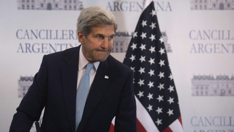Le secrétaire d'Etat américain John Kerry le 4 août 2016 à Buenos Aires