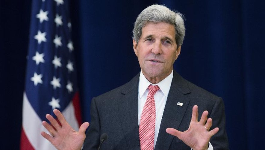 Le secrétaire d'Etat américain John Kerry, le 3 septembre 2014 à Washington
